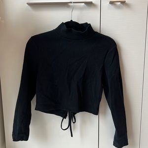 Oak + Fort Open Back Turtleneck